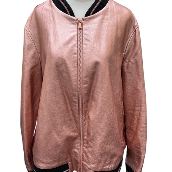Kenar Jackets & Blazers - Plus Size Vintage Kenan Faux Leather Bomber Jacket EUC